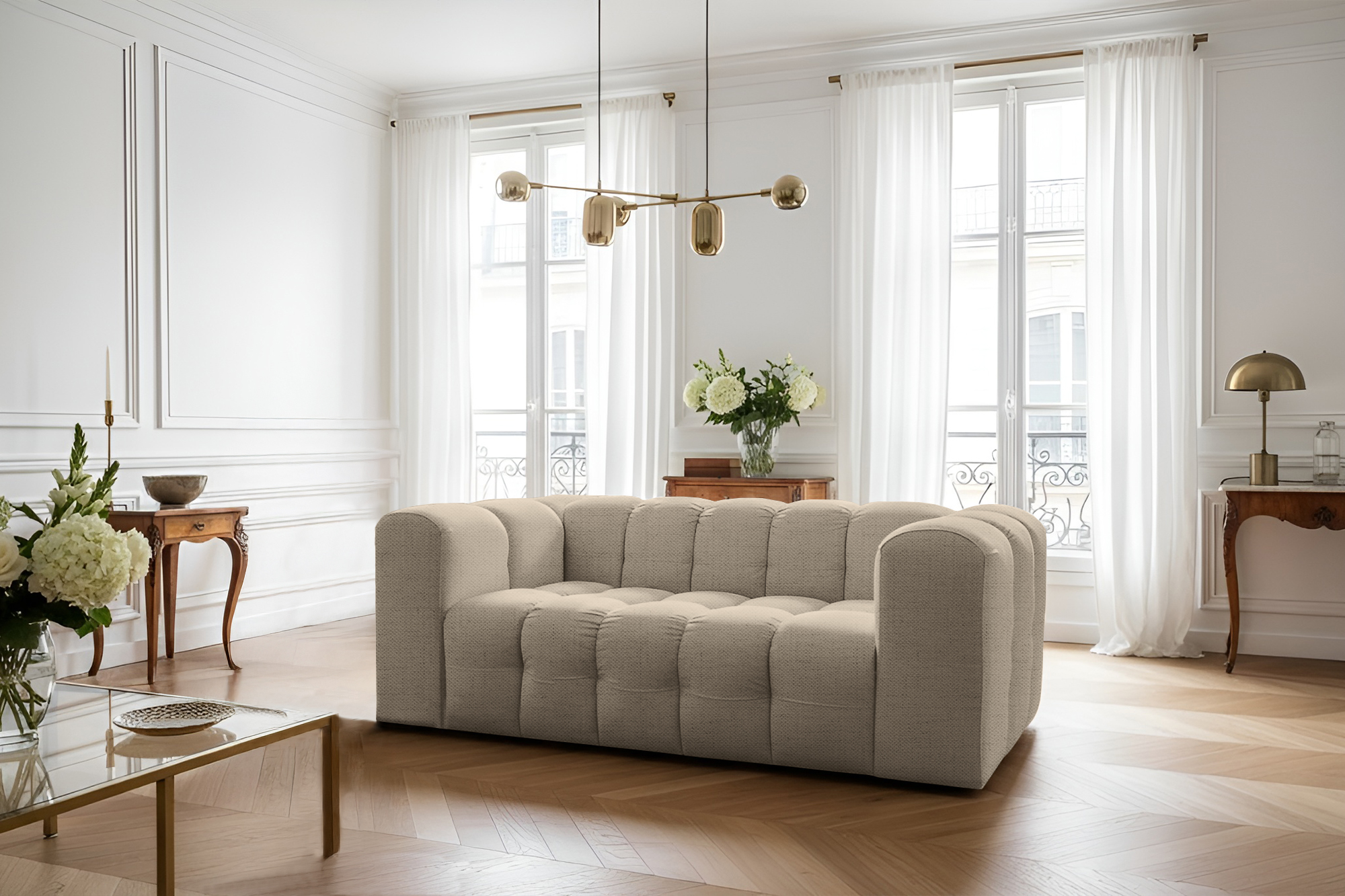 Baloo Sofa 2-Sitzer Beige Moly 11